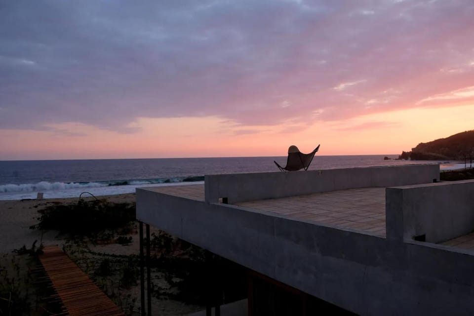 Natural landscape, Beach, Sea view, Sunset