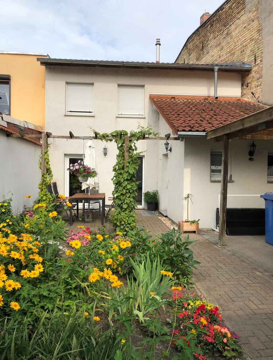 Property building, Garden, Garden view
