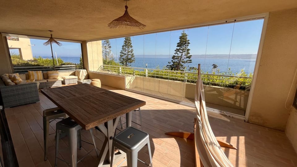 Balcony/Terrace, Living room, Sea view