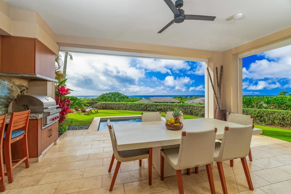 BBQ facilities, Hot Tub, Dining area