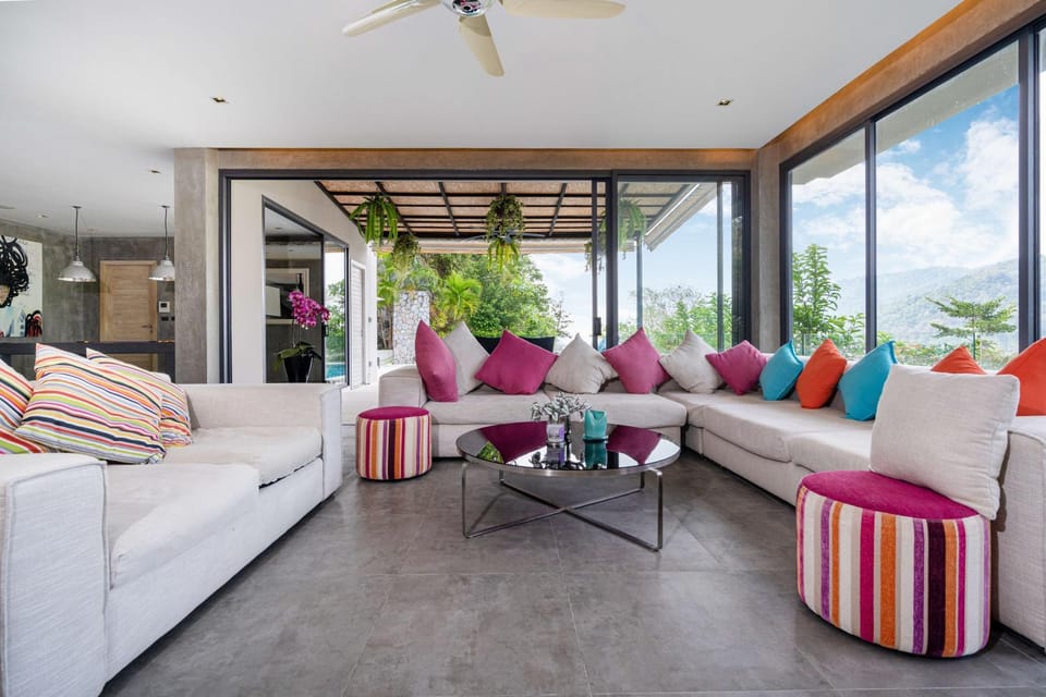 View (from property/room), Living room, Seating area, fireplace