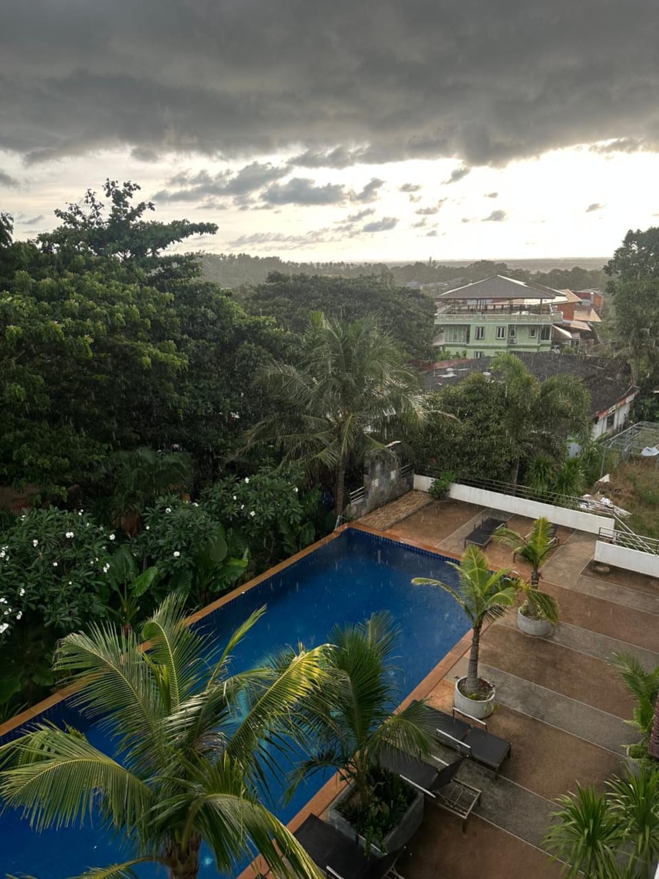 Natural landscape, Pool view, Swimming pool, sunbed