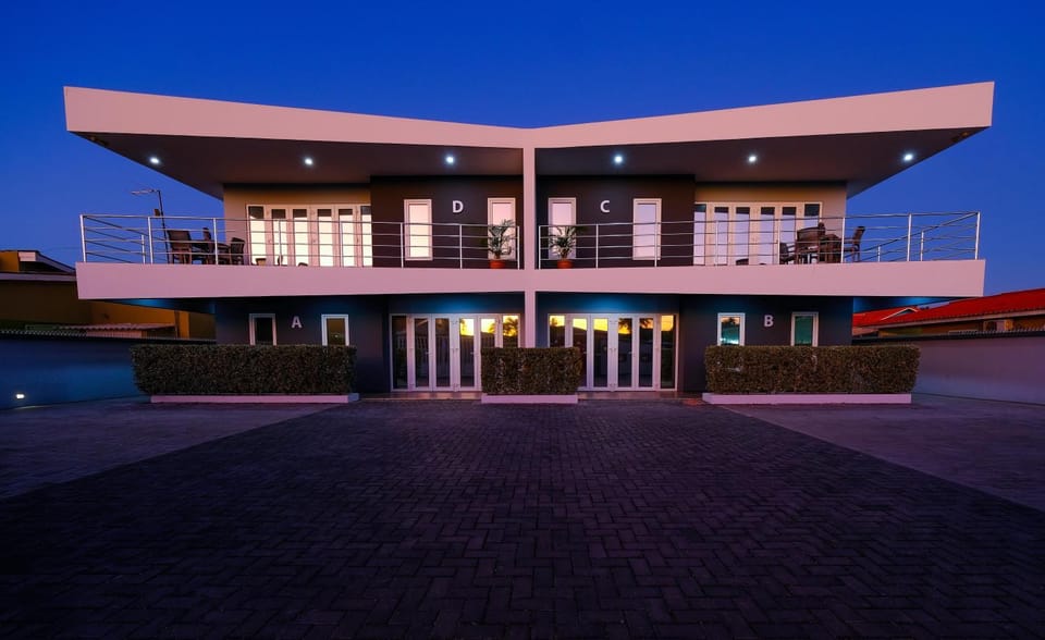 Property building, Sunset