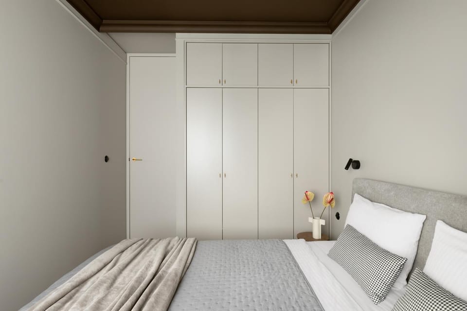 Bed, Bedroom, wardrobe