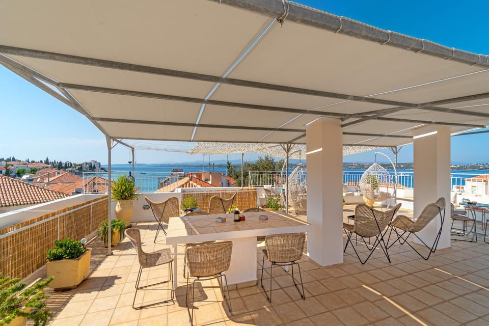 View (from property/room), Balcony/Terrace, Sea view