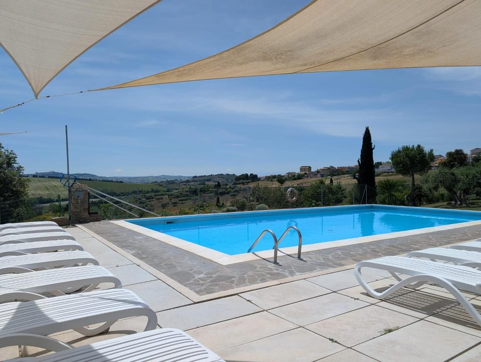 Day, Natural landscape, Pool view, Swimming pool, sunbed