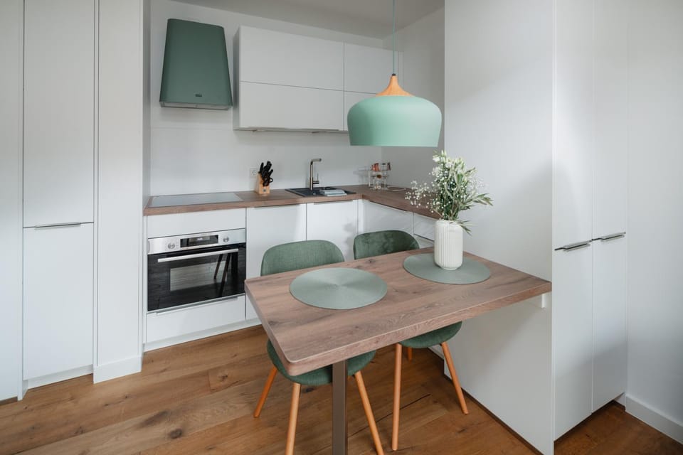 Kitchen or kitchenette, Dining area, dishwasher, stove