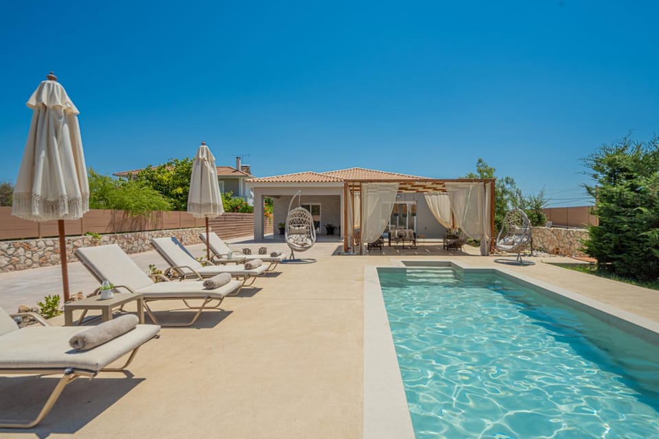 Natural landscape, Pool view, Swimming pool, sunbed