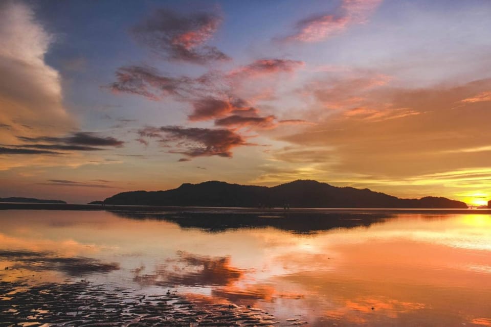 Mountain view, Sea view, Sunset