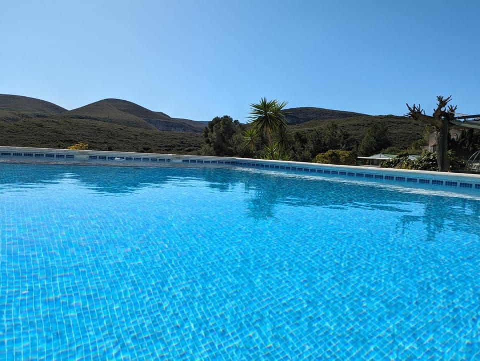 Natural landscape, Mountain view, Pool view, Swimming pool