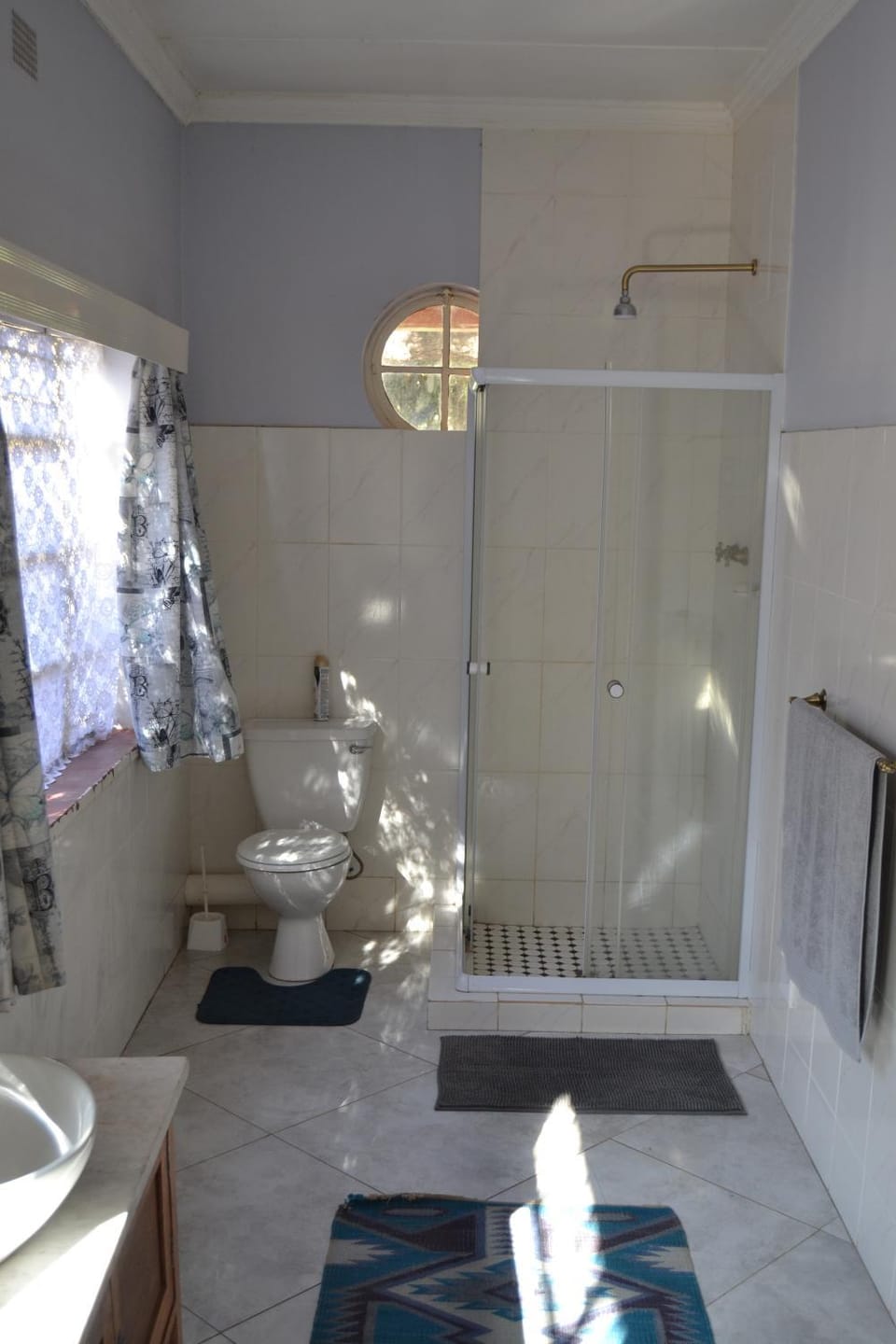 Shower, Toilet, towels