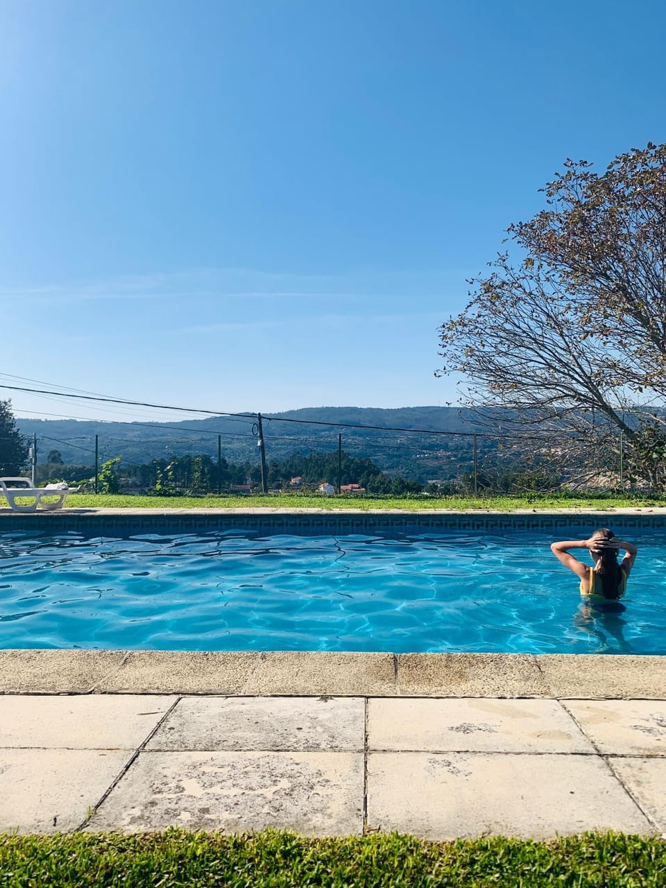 Natural landscape, Mountain view, Pool view, Swimming pool, sunbed