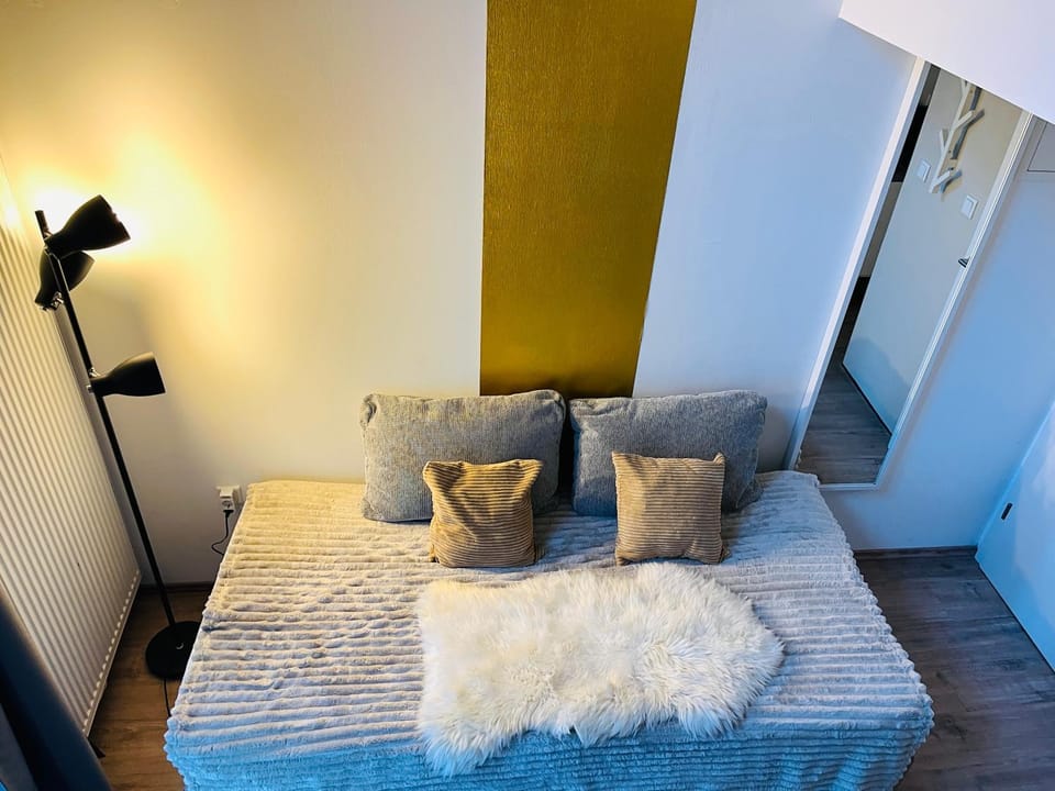 Bed, Living room, Photo of the whole room