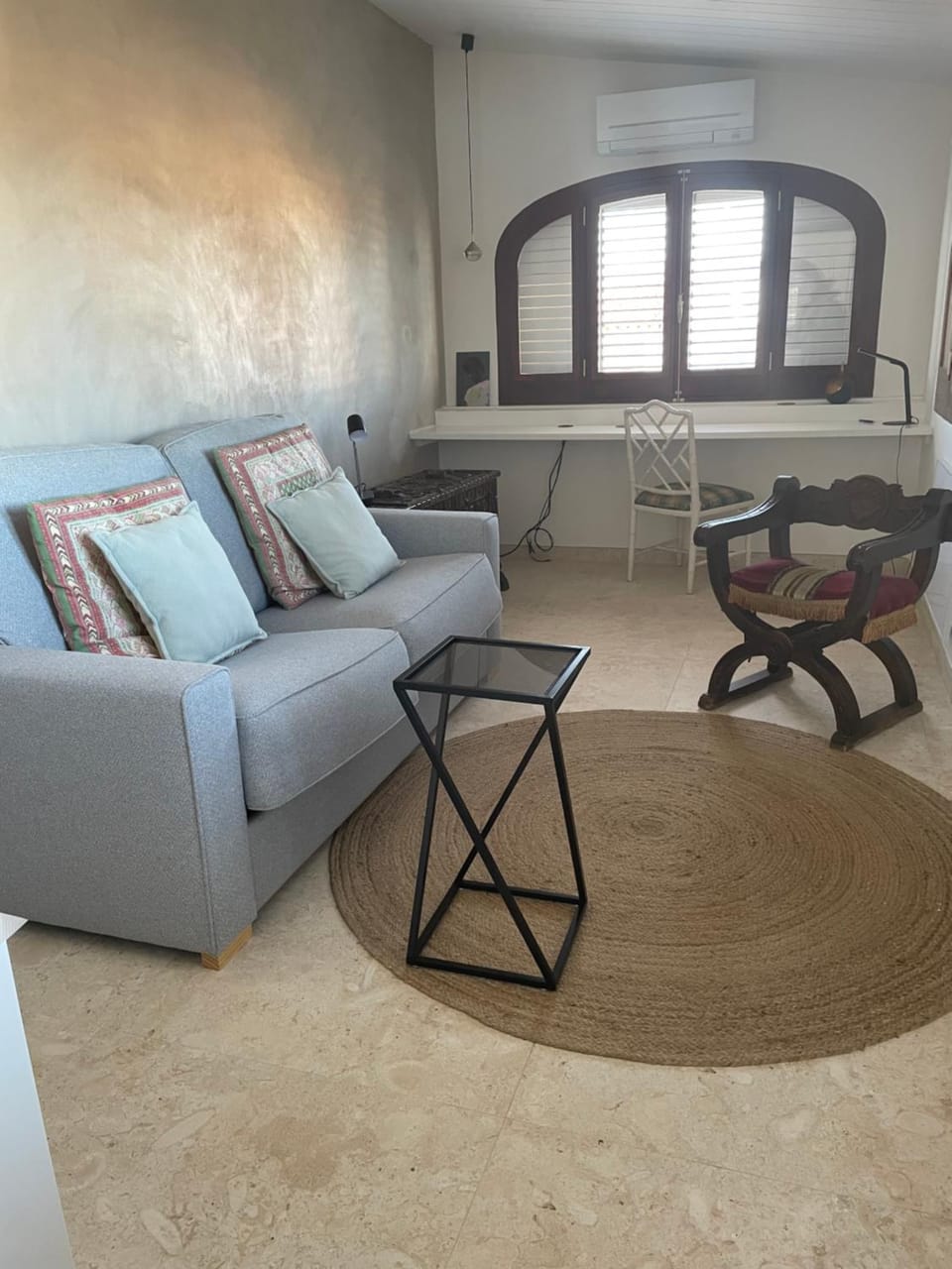 Seating area, Bedroom, Sea view