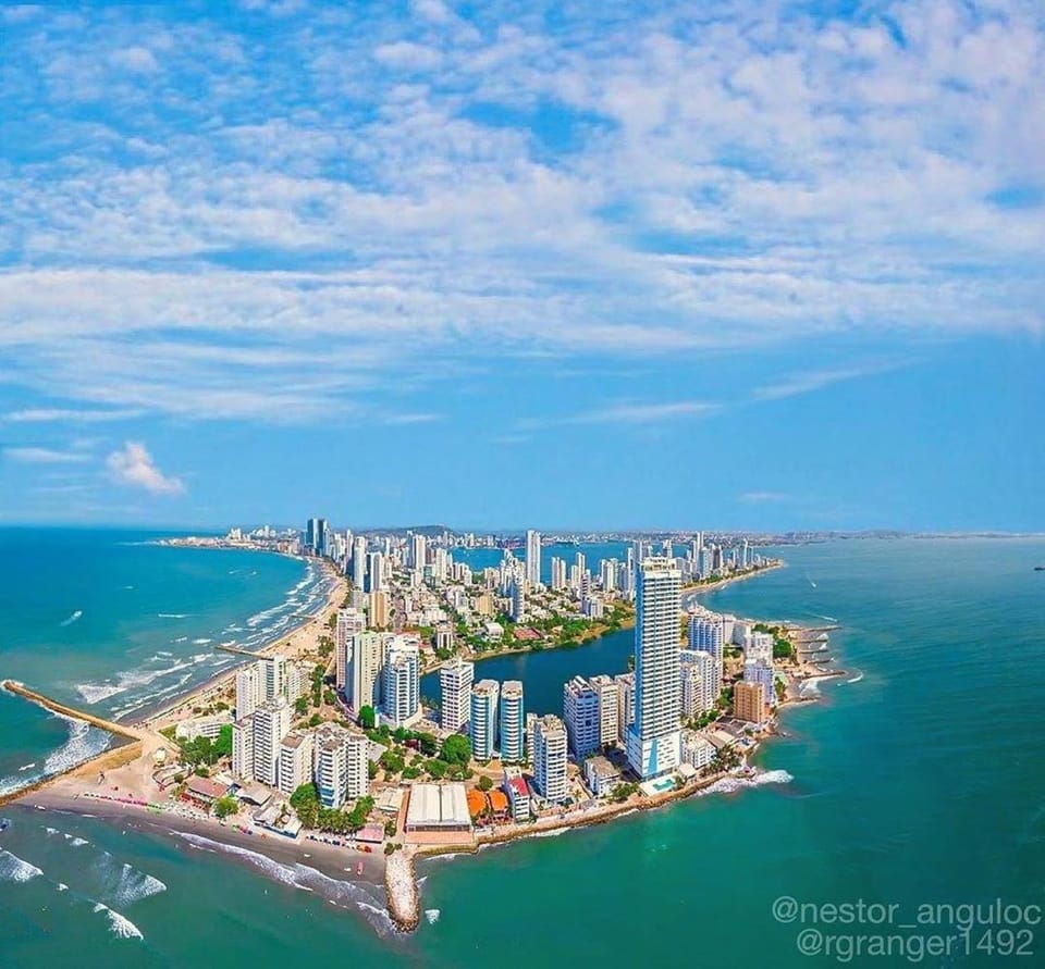 Nearby landmark, Natural landscape, Bird's eye view, Beach, City view