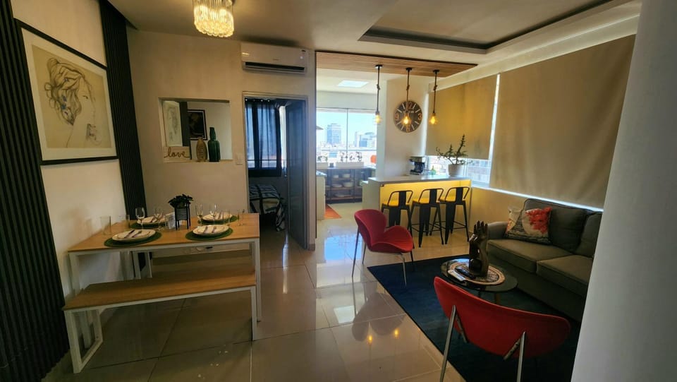Centro con Vista a la Cordillera hasta 7Pers y FreeParking Apartment in Santiago