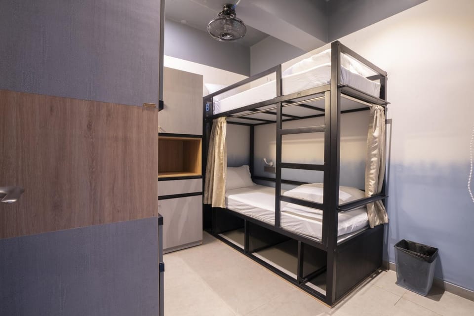Photo of the whole room, bunk bed