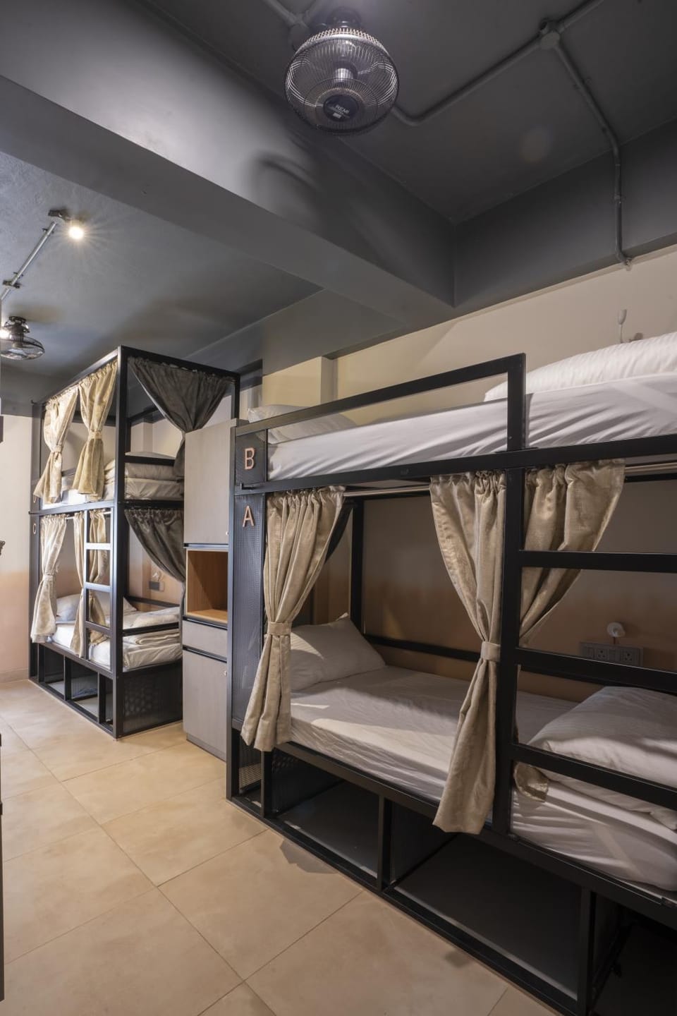 Photo of the whole room, bunk bed