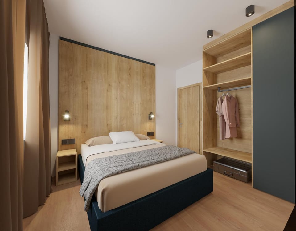 Photo of the whole room, Bedroom