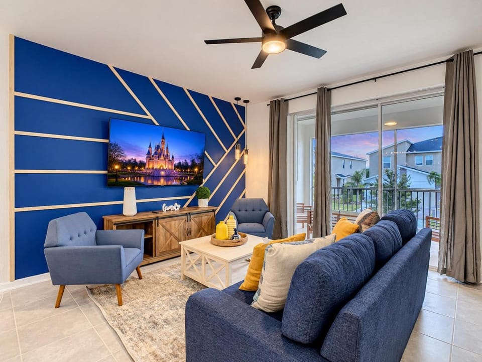 Pretty Disney Thematic 3BR with 2 Clubhouses House in Osceola County