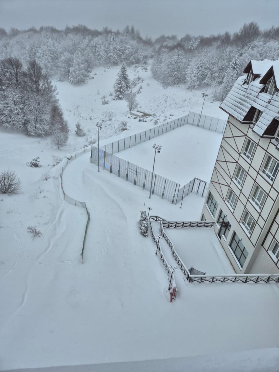 Property building, Winter