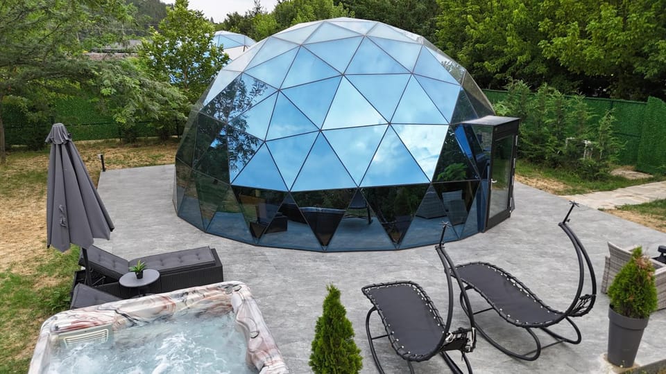 Glass Domes - by The Wind Mills Hydropark Resort in Bulgaria