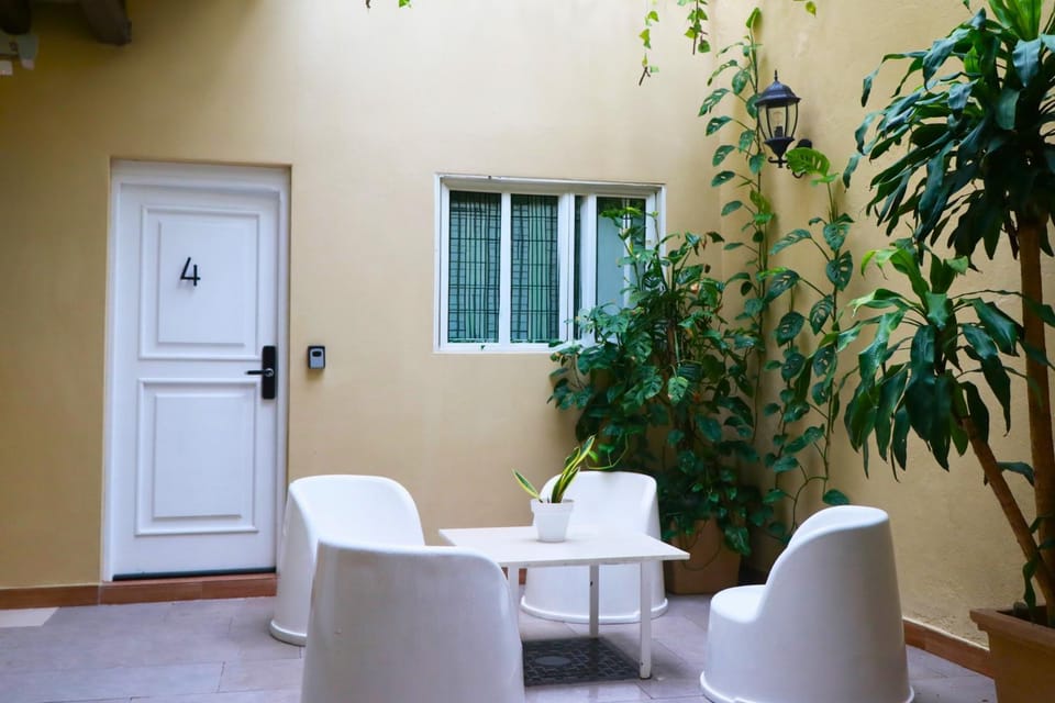 Patio, Balcony/Terrace, Inner courtyard view