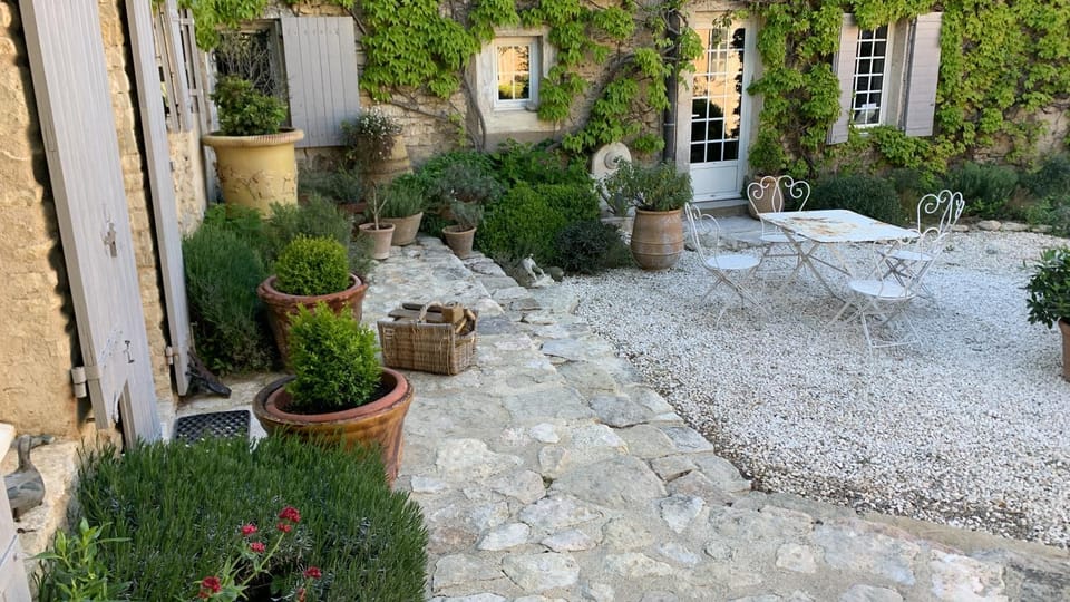 Patio, Spring, Garden, Garden view