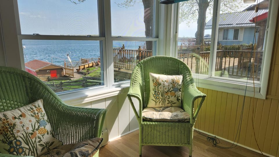 Patio, River view