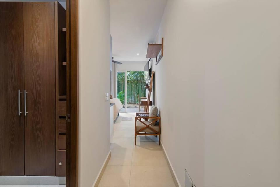 Seating area, wardrobe