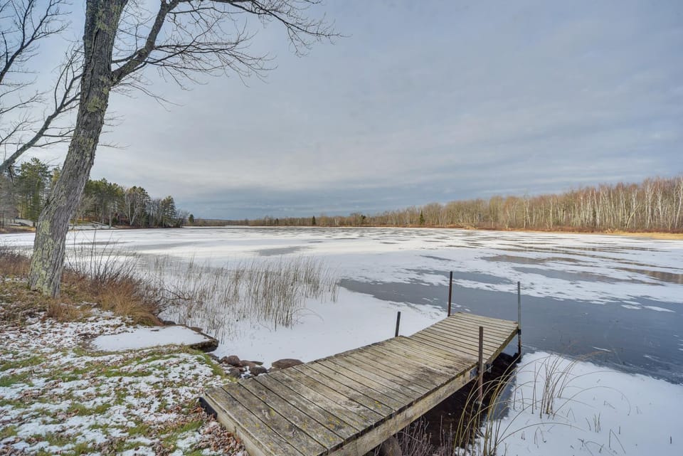 Mason Cabin w/ Private Dock on Marengo Lake! Cabin in Wisconsin