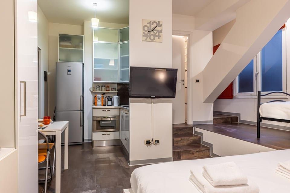 Bed, TV and multimedia, Kitchen or kitchenette, Bedroom, minibar