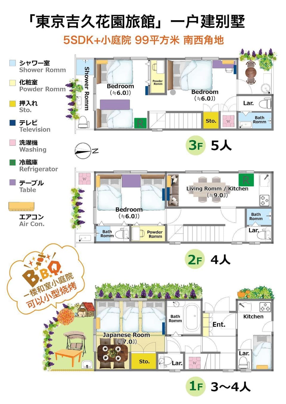 東京吉久花園旅館 House in Japan