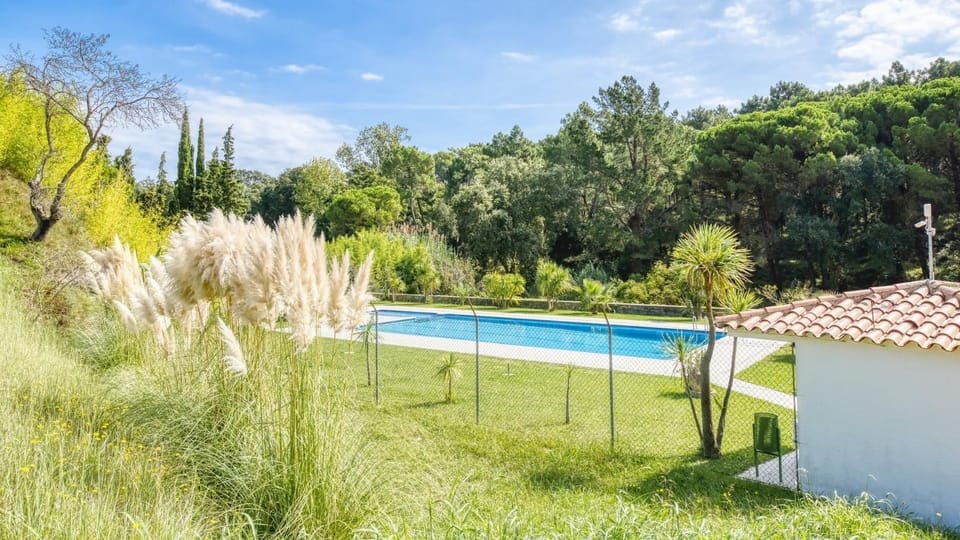 Property building, Living room, Swimming pool