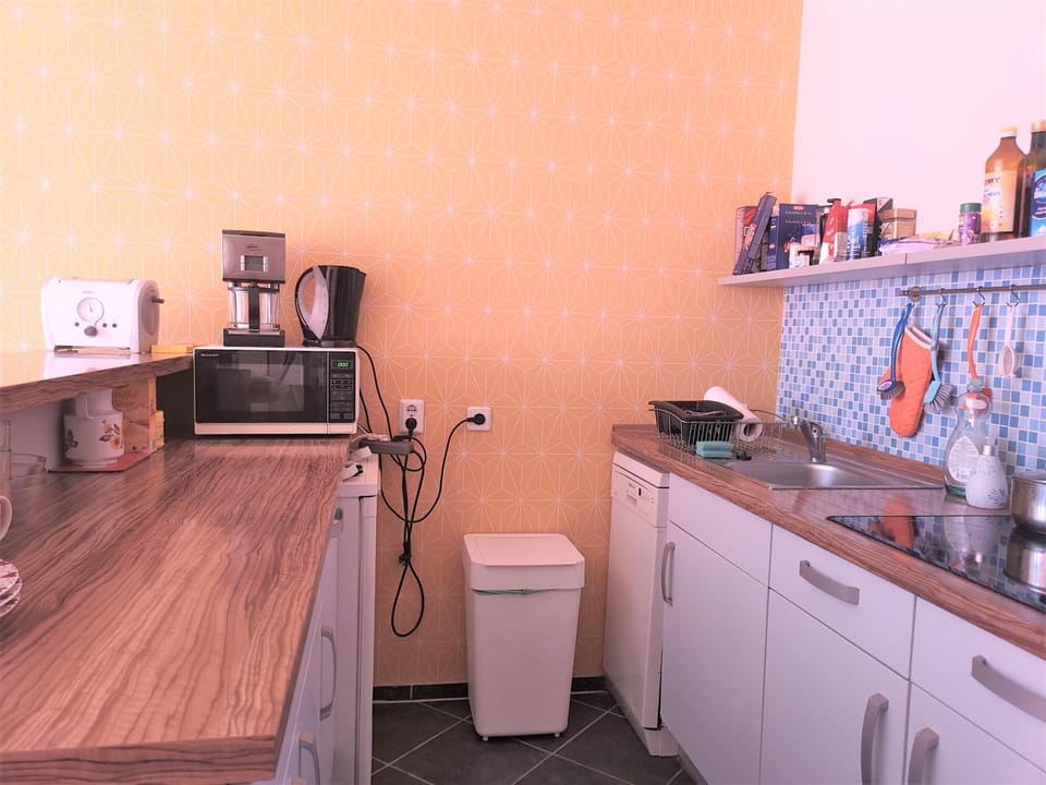 Coffee/tea facilities, Kitchen or kitchenette, minibar, oven, stove, toaster
