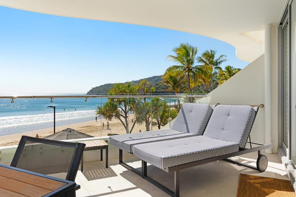 Patio, View (from property/room), Balcony/Terrace, Beach, Sea view, sunbed