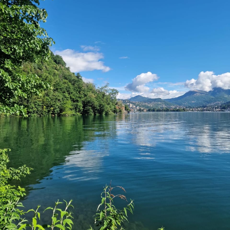 Natural landscape, Lake view, Mountain view