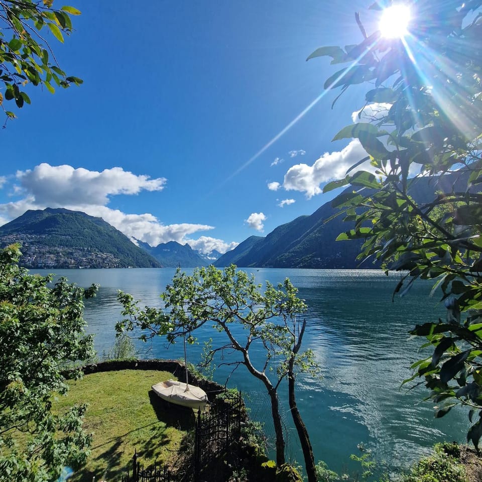 Natural landscape, Lake view