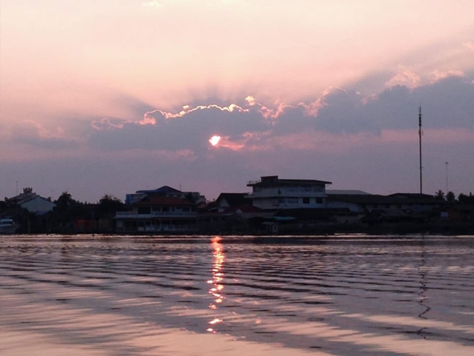On site, River view, Sunset