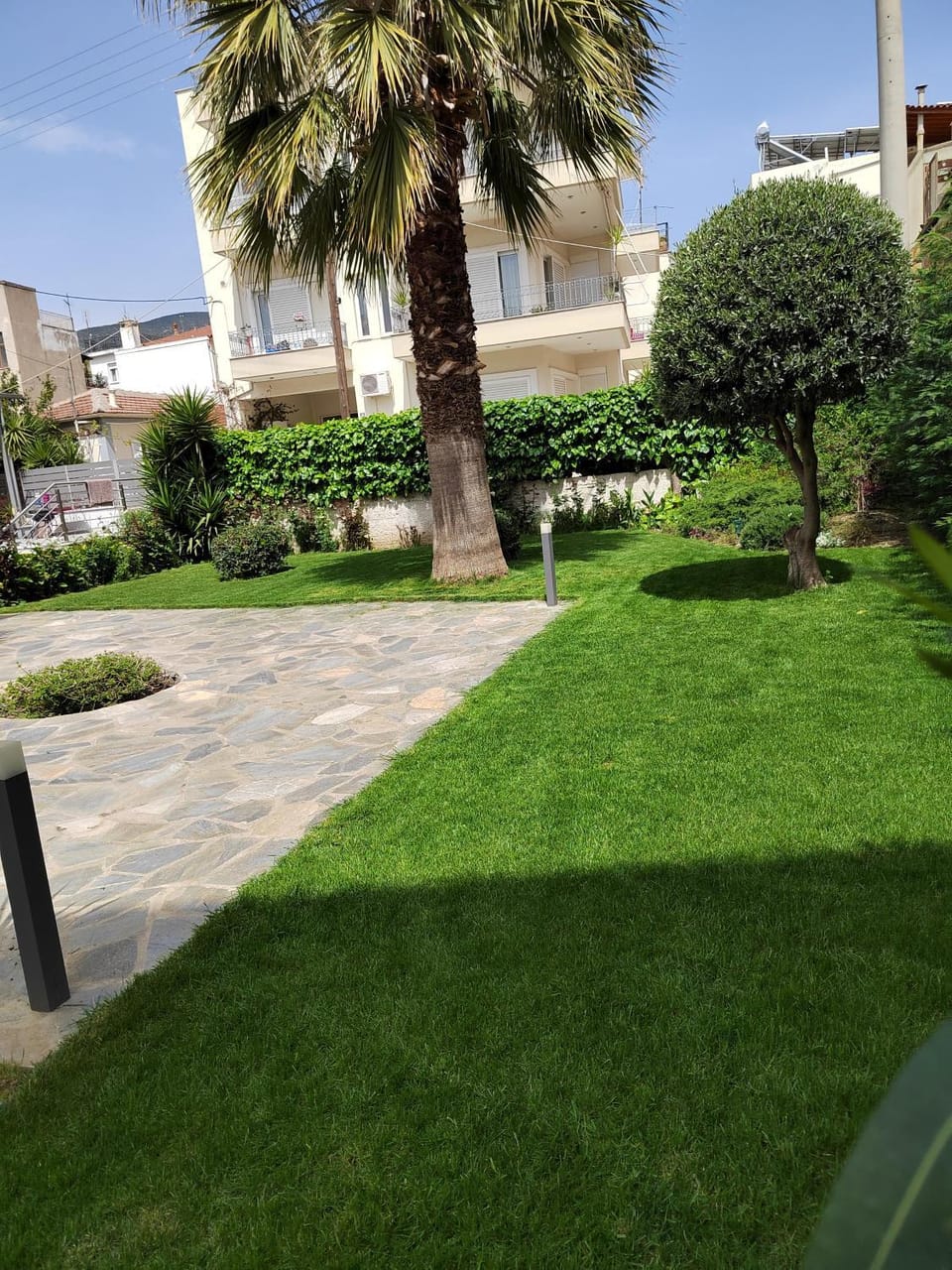 Patio, Spring, Day, Natural landscape, Garden, Balcony/Terrace, Garden view