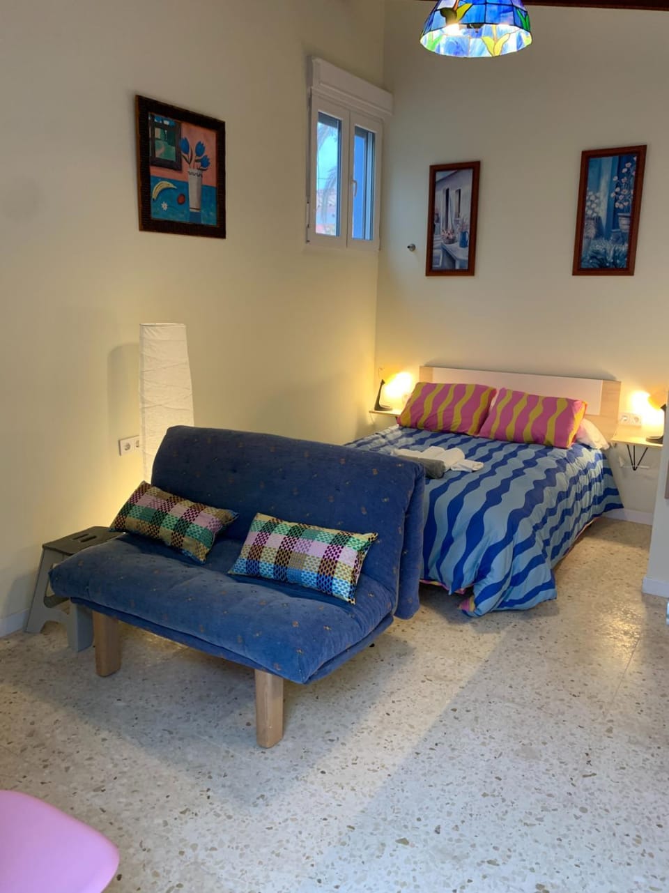 Living room, Bedroom