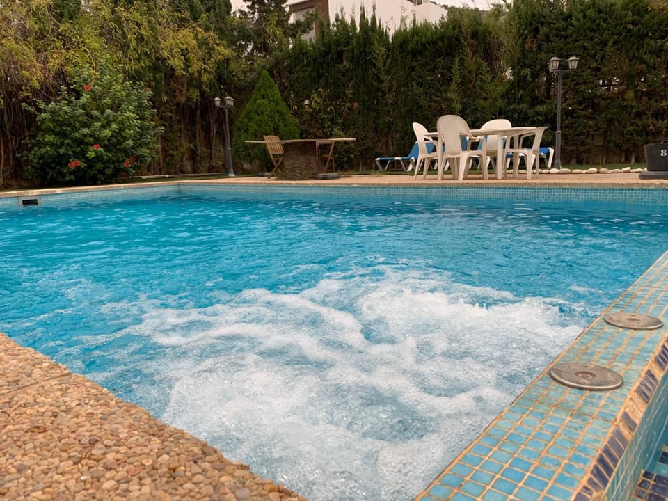 Pool view, Swimming pool, sunbed