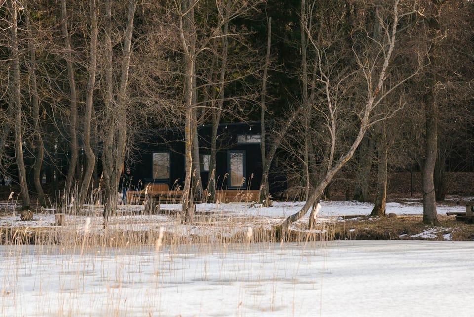 Day, Natural landscape, Winter, Fishing, Lake view