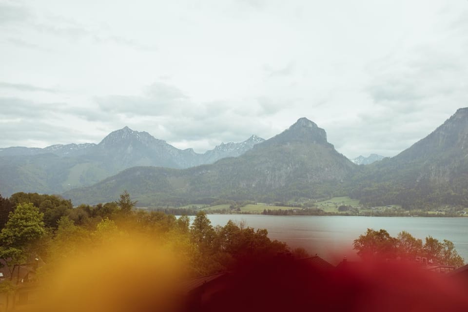 Natural landscape, Lake view, Mountain view