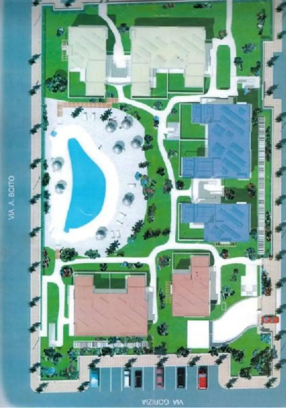 Property building, Swimming pool