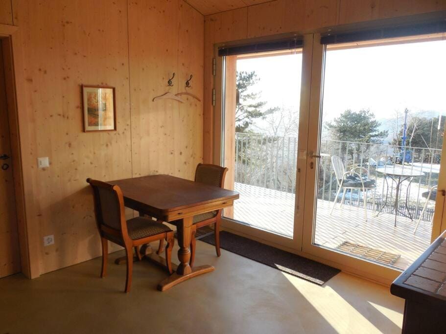 View (from property/room), Balcony/Terrace, Seating area, Dining area