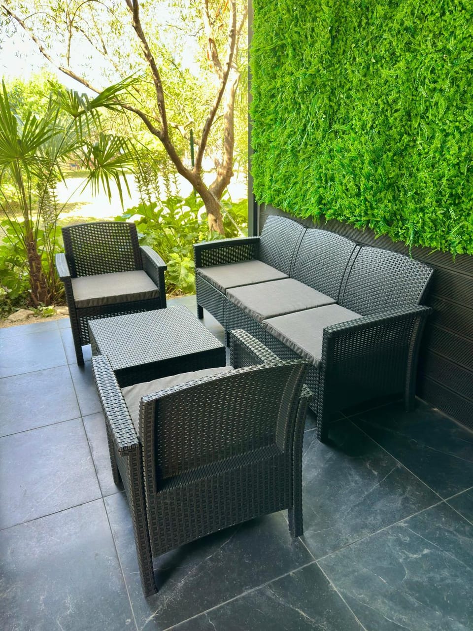 Patio, Garden, Seating area, Garden view