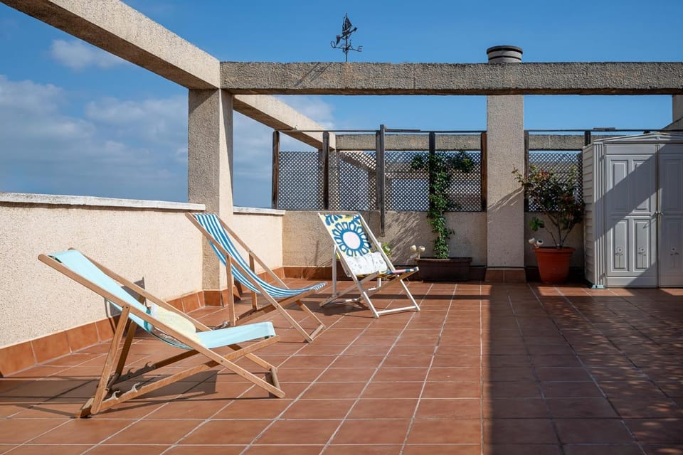 Balcony/Terrace, sunbed