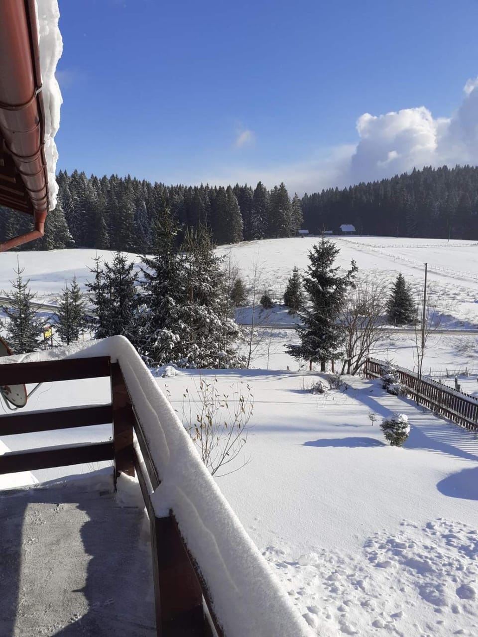 Day, Natural landscape, Winter, View (from property/room), Balcony/Terrace, Mountain view