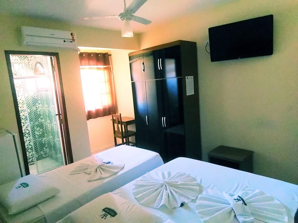 Bed, Photo of the whole room, Bedroom, wardrobe, air conditioner